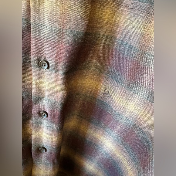 Authentic Haupt Men’s Button Down Plaid Shirt 41/42 16.5 - Picture 12 of 12